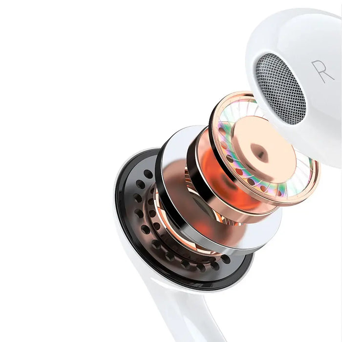 Dudao in-ear headphones with 3.5mm minijack connector white (X14PRO) - Headphones and speakers<<<HurtelXML