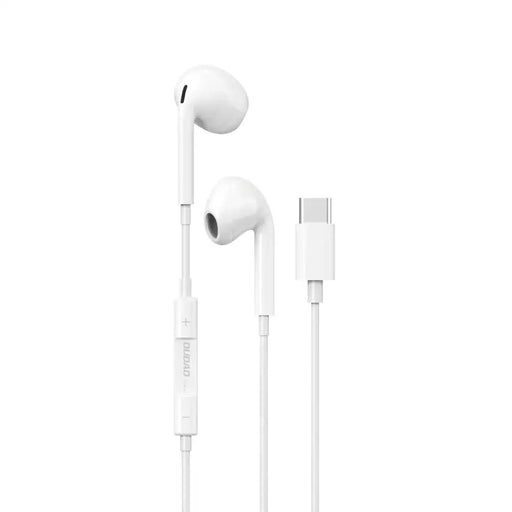 Dudao in-ear headphones with USB Type-C connector white (X14PROT) - Headphones and speakers<<<HurtelXML