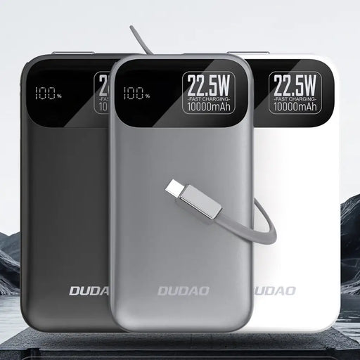 Dudao K31 Power Bank 10000 mAh 22.5W PD Gray - Powerbanks<<<HurtelXML