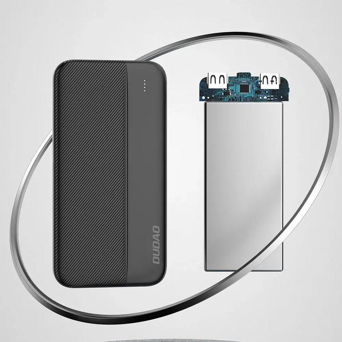 Dudao K4S powerbank 2x USB Type A 10000mAh 5V / 2A white - Powerbanks<<<HurtelXML