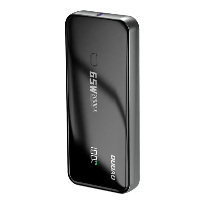 Dudao K65 20000mAh 65W Powerbank 1x USB-C 2x USB-A with display - black - Powerbanks<<<HurtelXML
