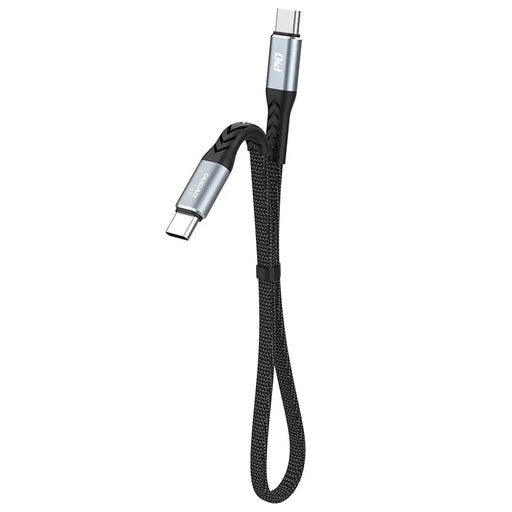 Dudao L10C USB-C - USB-C PD cable 100W 5A 0.23m - black - Cell phone cables<<<HurtelXML