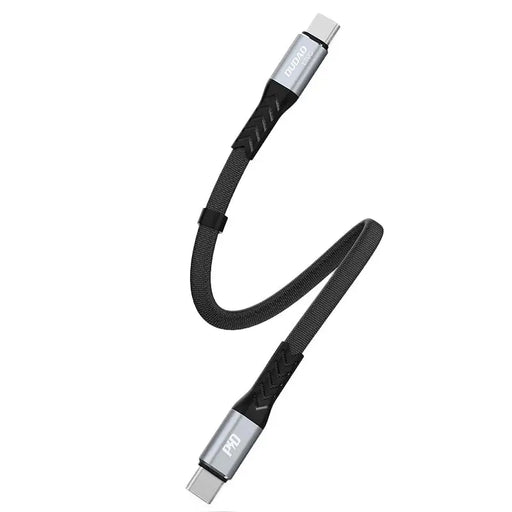Dudao L10C USB-C - USB-C PD cable 100W 5A 0.23m - black - Cell phone cables<<<HurtelXML