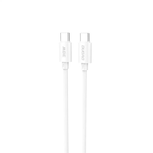 Dudao L4C USB-C / USB-C 30W 2m Cable - White - Cell phone cables<<<HurtelXML