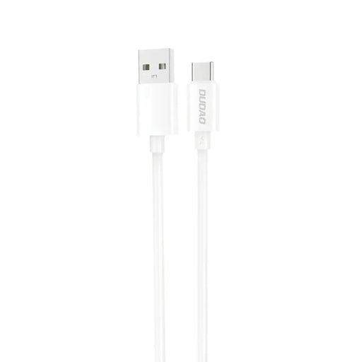 Dudao L4ST USB-A / USB-C cable 2A 1m - white - Cell phone cables<<<HurtelXML