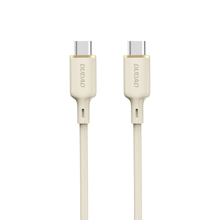 Dudao L7SCC USB-C - USB-C cable 100W 1m - beige - Cell phone cables<<<HurtelXML