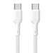 Dudao L9C 65W USB-C - USB-C 2m Cable - White - Cell phone cables<<<HurtelXML