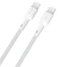 Dudao L9C Max 240W PD USB-C - USB-C Cable 1.2m - White - Cell phone cables<<<HurtelXML