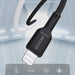 Dudao L9X 30W USB-C - Lightning Cable 1m - Black - Cell phone cables<<<HurtelXML