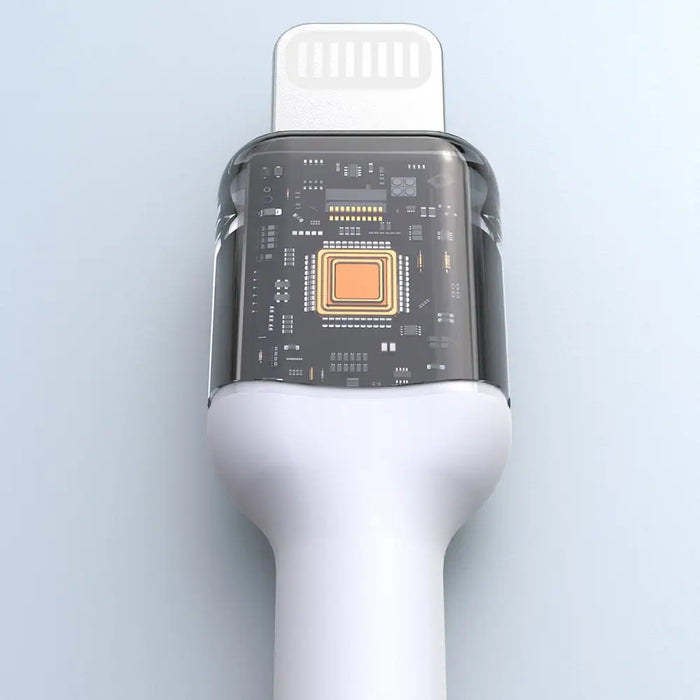 Dudao L9X 30W USB-C - Lightning Cable 2m - White - Cell phone cables<<<HurtelXML