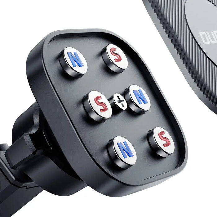 Dudao magnetic car phone holder with telescopic arm black (F6Max) - Cell phone holders<<<HurtelXML