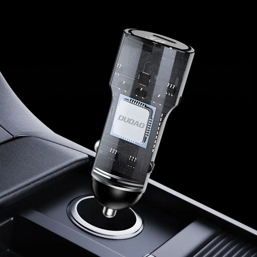 Dudao R14 USB-C 30W PD car charger - silver - Cell phone USB charger<<<HurtelXML
