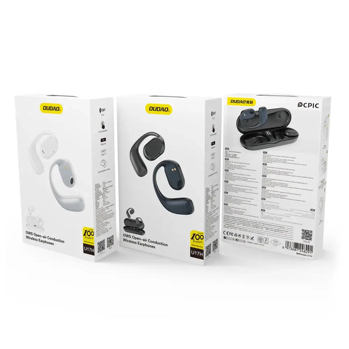 Dudao U17H Bluetooth wireless headphones - white - Headphones and speakers<<<HurtelXML