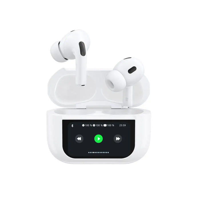 Dudao U19 in-ear TWS wireless Bluetooth 5.3 headphones with LED display - white - Headphones and speakers<<<HurtelXML