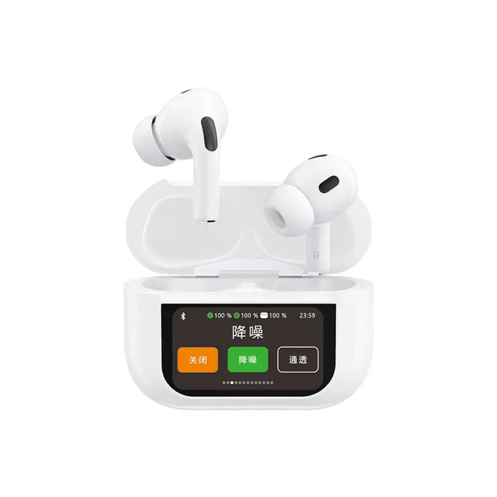 Dudao U19 in-ear TWS wireless Bluetooth 5.3 headphones with LED display - white - Headphones and speakers<<<HurtelXML