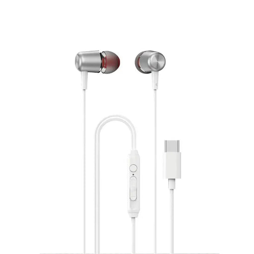 Dudao X1PROT In-Ear Wired USB-C Headphones 1.2m - White - Headphones and speakers<<<HurtelXML