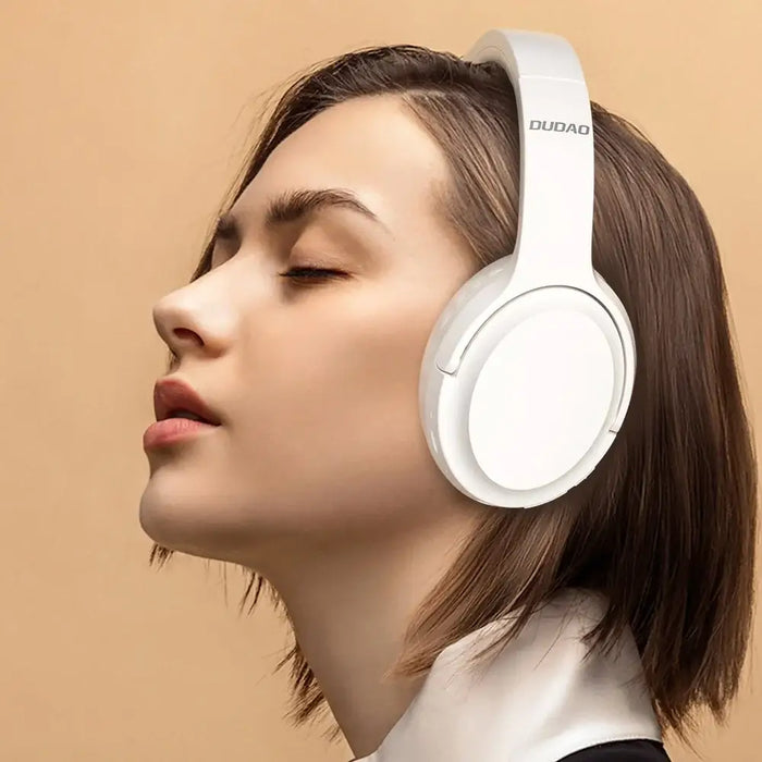 Dudao X22Pro on-ear wireless Bluetooth 5.3 headphones - white - Headphones and speakers<<<HurtelXML