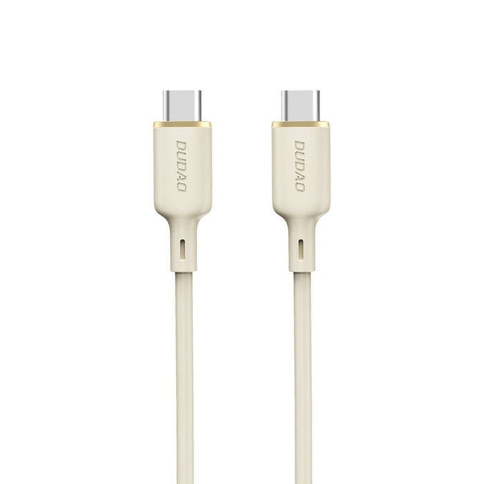 Dudao L7SCC USB-C - USB-C cable 100W 2m - beige