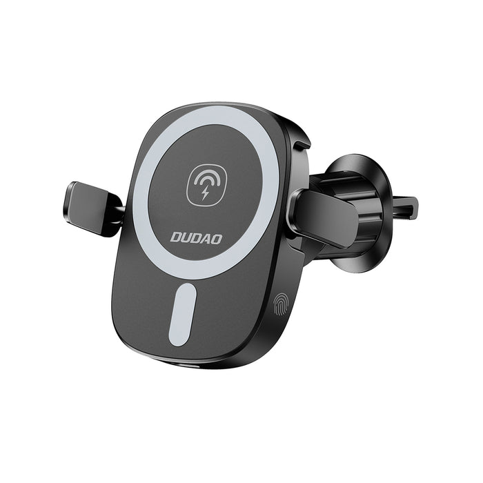 Dudao FW11 Car Phone Holder with 15W Inductive Charger for Air Vent/Cockpit - Black