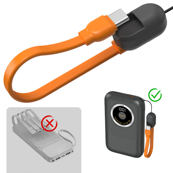 Powerbank Dudao K21 Mini 10000mAh 22.5W USB-A / USB-C - gray