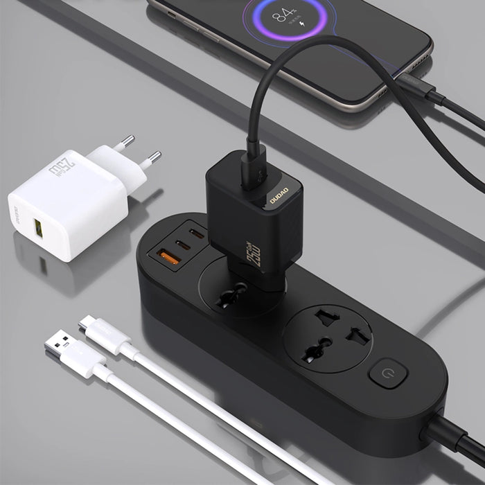 Dudao A27S 25W GaN USB-A Charger - White