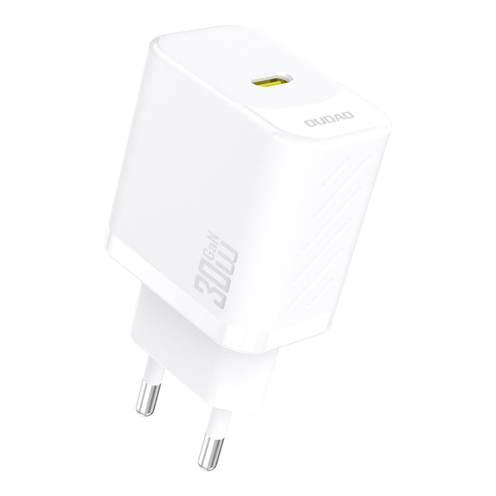 Dudao A27P 30W PD GaN USB-C Wall Charger - White
