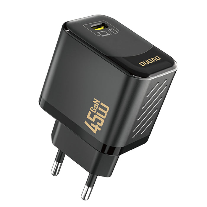 Dudao A28 45W GaN USB-C Wall Charger - Black
