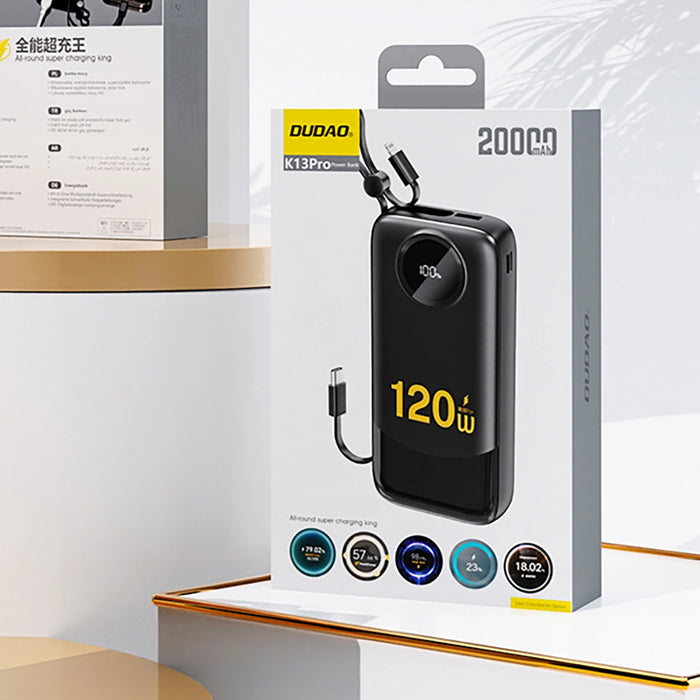 Powerbank 10000mAh Dudao K13 Black