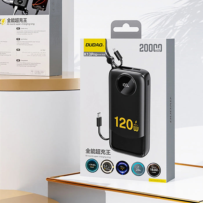 Powerbank 20000mAh Dudao K13Pro Black