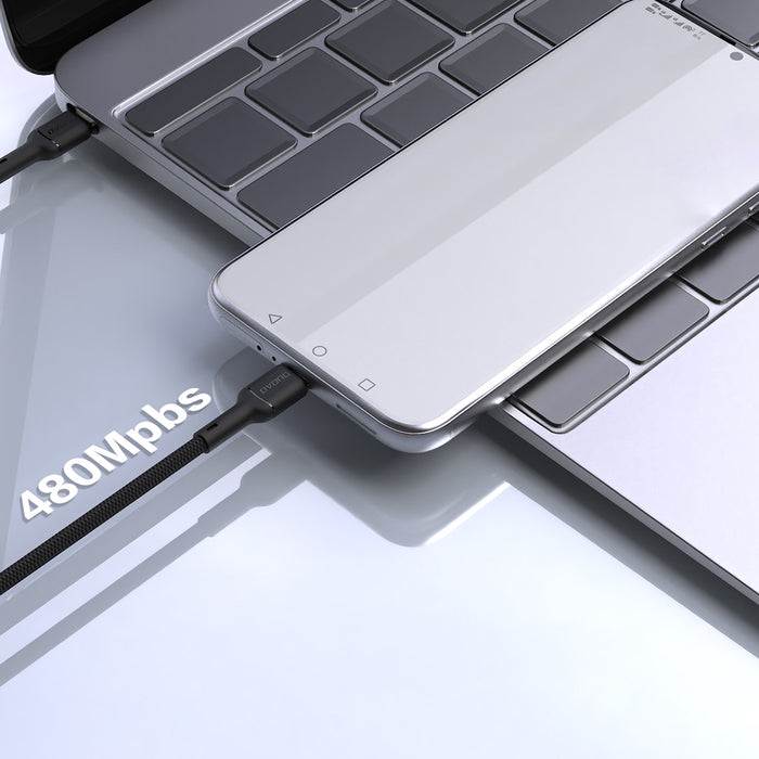 Dudao L9C 65W USB-C - USB-C 2m Cable - Black