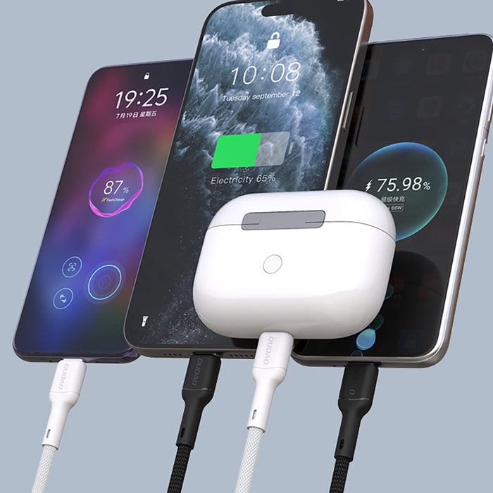 Dudao L9X 30W USB-C - Lightning Cable 1m - Black