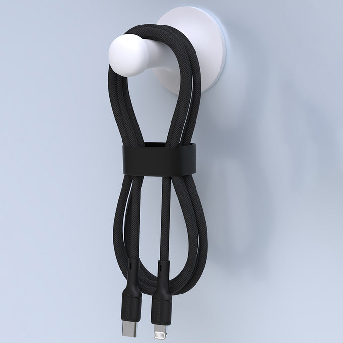 Dudao L9X 30W USB-C - Lightning Cable 1m - Black