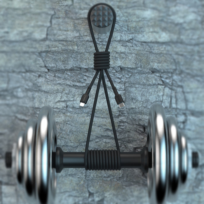 Dudao L9X 30W USB-C - Lightning Cable 2m - Black