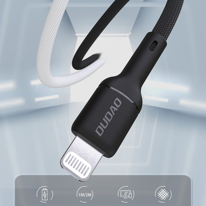 Dudao L9X 30W USB-C - Lightning Cable 2m - Black