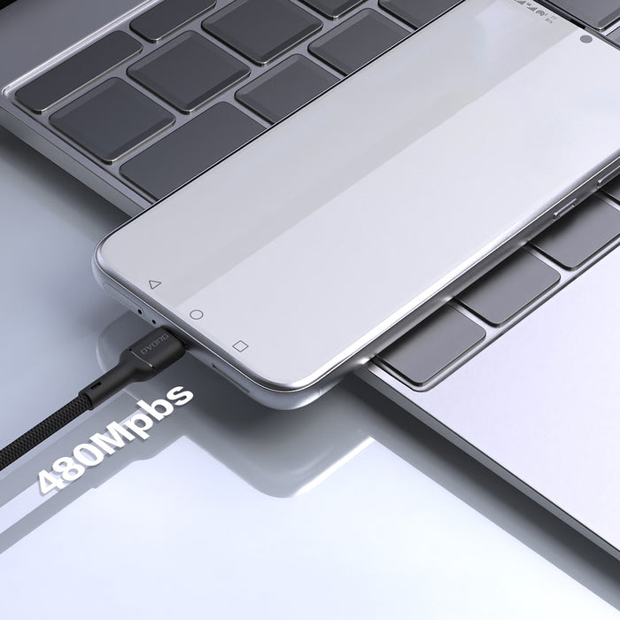 Dudao L9T 5A USB-A - USB-C Cable 1m - Black