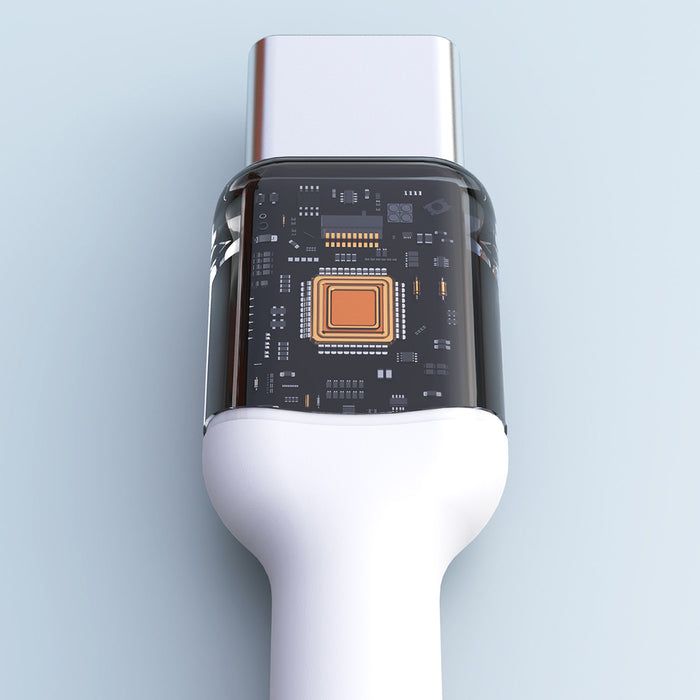 Dudao L9C Max 240W PD USB-C - USB-C Cable 1.2m - White