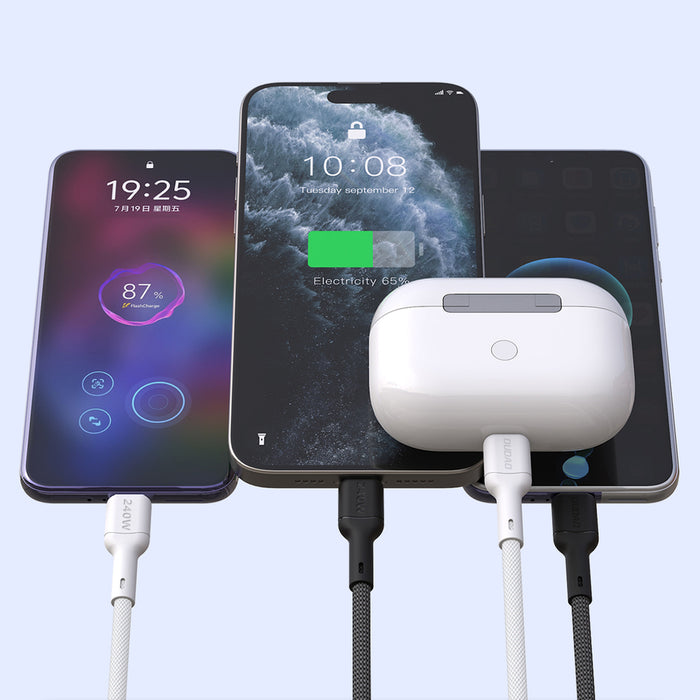 Dudao L9C Max 240W PD USB-C - USB-C Cable 1.2m - Black