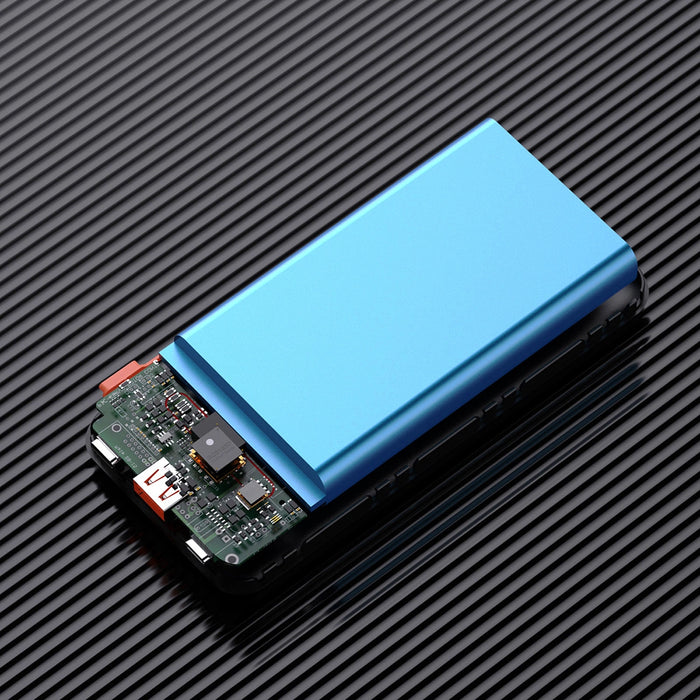 Dudao K15Pro Power Bank 20000mAh 22.5W PD USB-C / USB-A / Built-in Lightning and USB-C Cables - Black