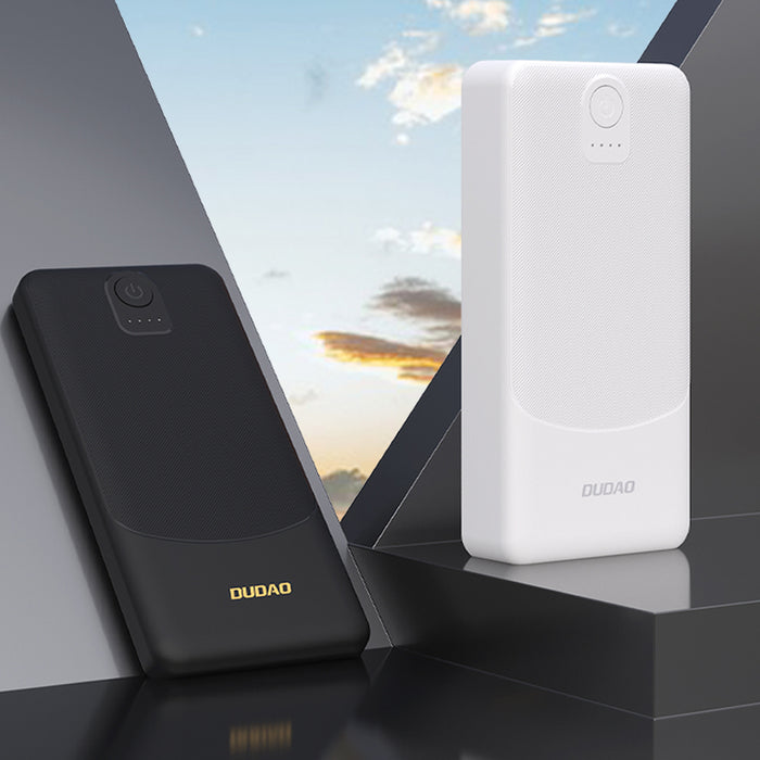 Powerbank Dudao K10 10000mAh 2.4A 2 x USB-A - black