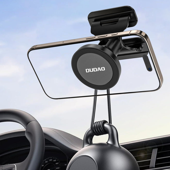 Dudao F25 MagSafe-compatible car mount for dashboard or windshield - black