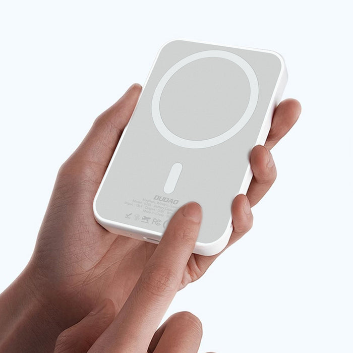 Dudao K26 Power Bank 10000mAh 20W USB-A / USB-C / MagSafe - White