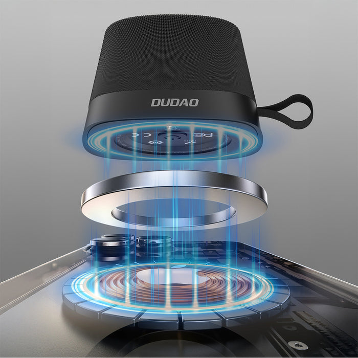 Dudao Y20 Wireless Speaker with Magnetic Mount Bluetooth 5.3 - Black