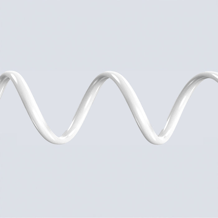 Dudao L25SC 60W USB-C - USB-C Cable with Soft Silicone Braid 2m - White