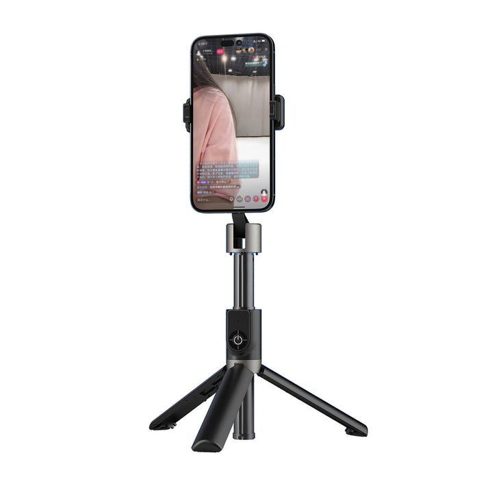 Dudao F18 Selfie Stick 1.1m with Tripod and Bluetooth Remote Control - Black
