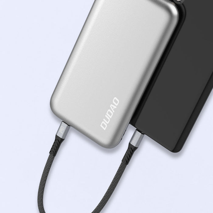 Dudao L10C USB-C - USB-C PD cable 100W 5A 0.23m - black