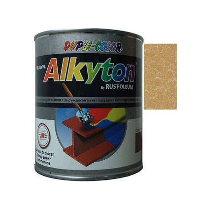 ANTI-CORROSION PAINT 4B1 ALKYTON HAMMER EFFECT DUPLI COLOR