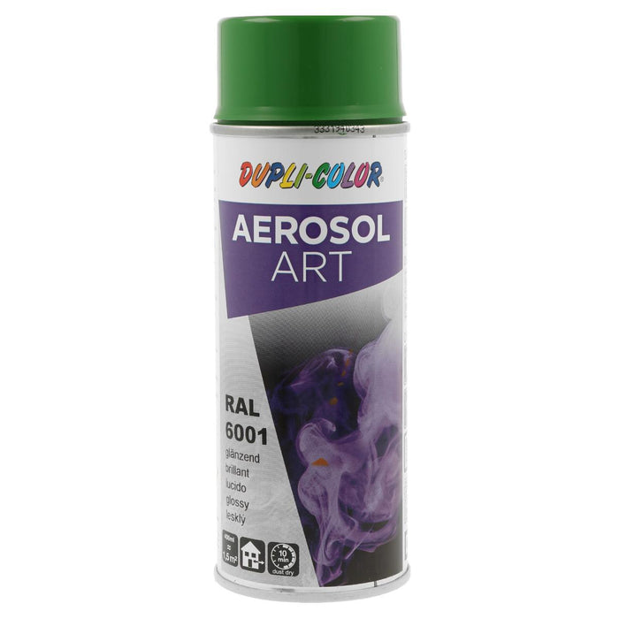 AEROSOL ART 6001 QUICK DRYING BRIGHT GREEN DUPLI COLOR