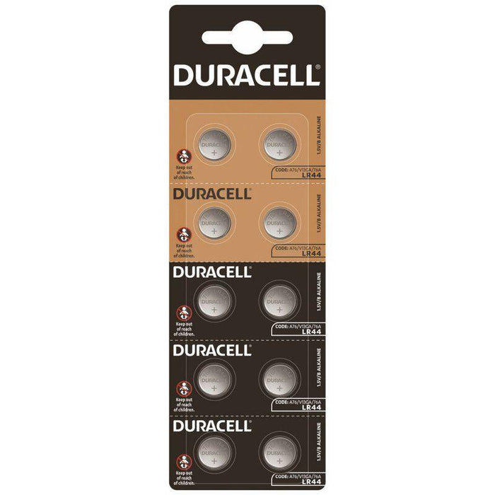 Button cell alkaline battery LR44 /AG13/ 1.55V 10 pcs./pack price for 1 pc./ DURACELL