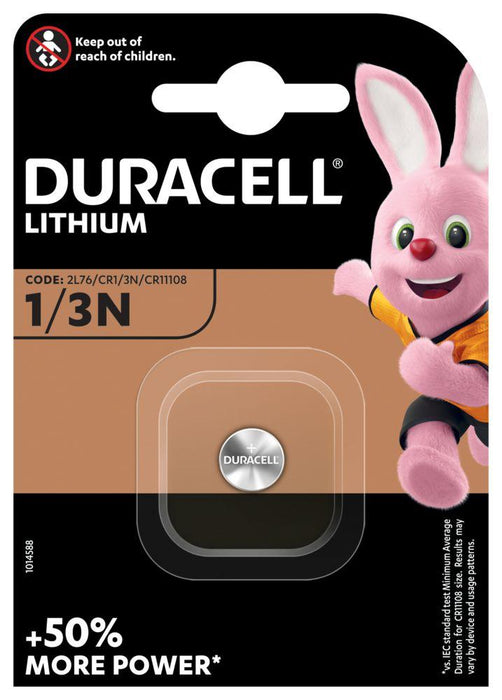 Lithium battery CR-1/3N 3V for glucometers and photo DURACELL DL1/3N