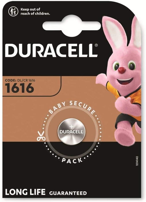 Button lithium battery DURACELL CR-1616, 3V